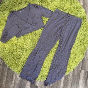 Gap Maternity and Nursing Pajama set Purple size M